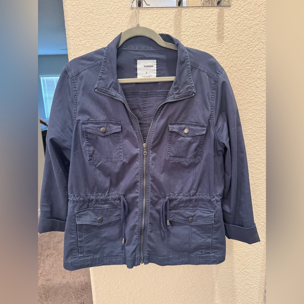 Sonoma Women’s Dark Blue Utility Jacket